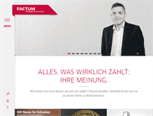Tablet Screenshot of factum.ch