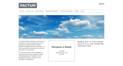 Desktop Screenshot of factum.dk